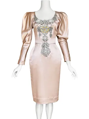 Vivienne Westwood Spring 2013 Embellished Satin Dress