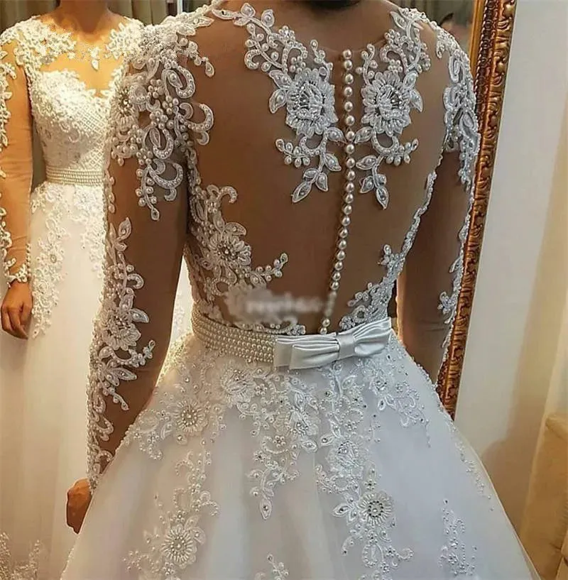 Wedding Guest Dresses: Pearls Beads 2 in 1 Brazil Wedding Dress