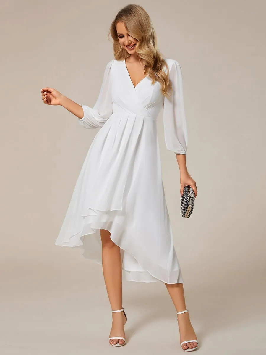 Zarena long sleeved elopement wedding dress Express NZ wide