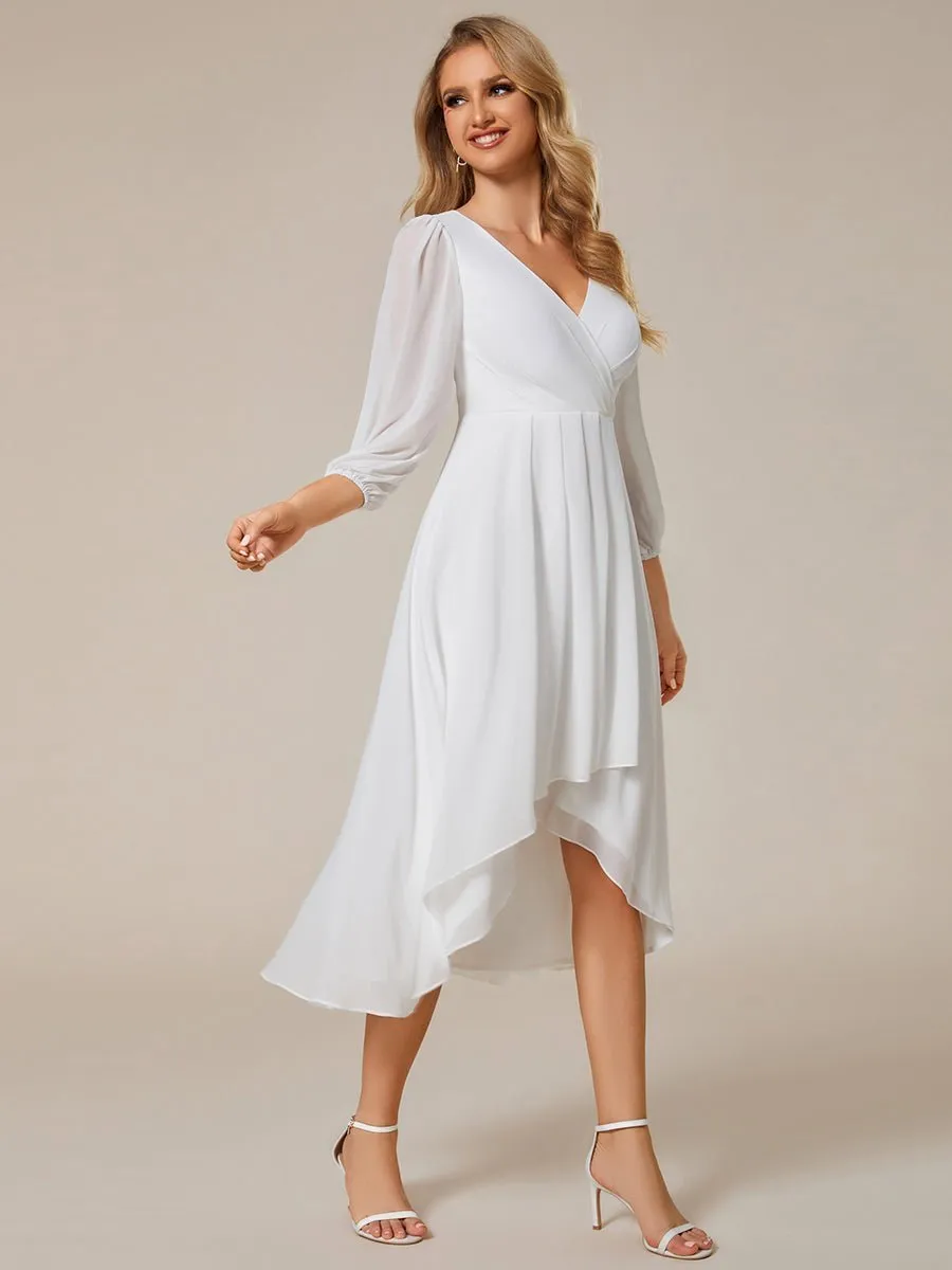Zarena long sleeved elopement wedding dress Express NZ wide