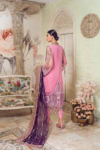 ZQ 4 | Zebtan Zarqon Luxury Bridal Collection Vol 6 2021 | Unstitched Embroidered Chiffon Suits